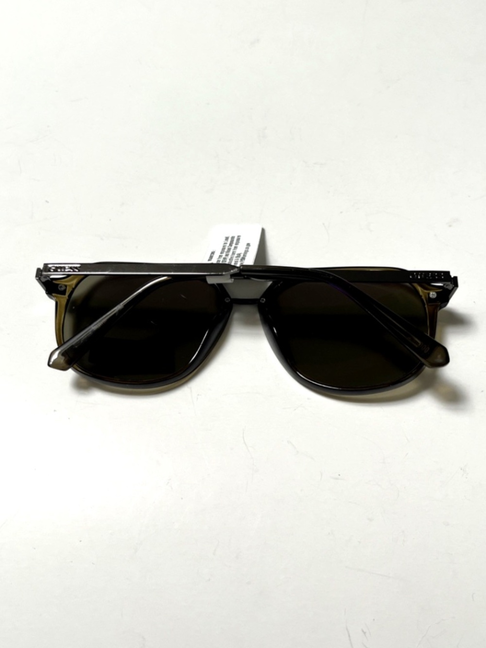 New GUESS Aviator Sunglasses GO00099 Double Bridge Acetate Olive Green - Picture 6 of 7